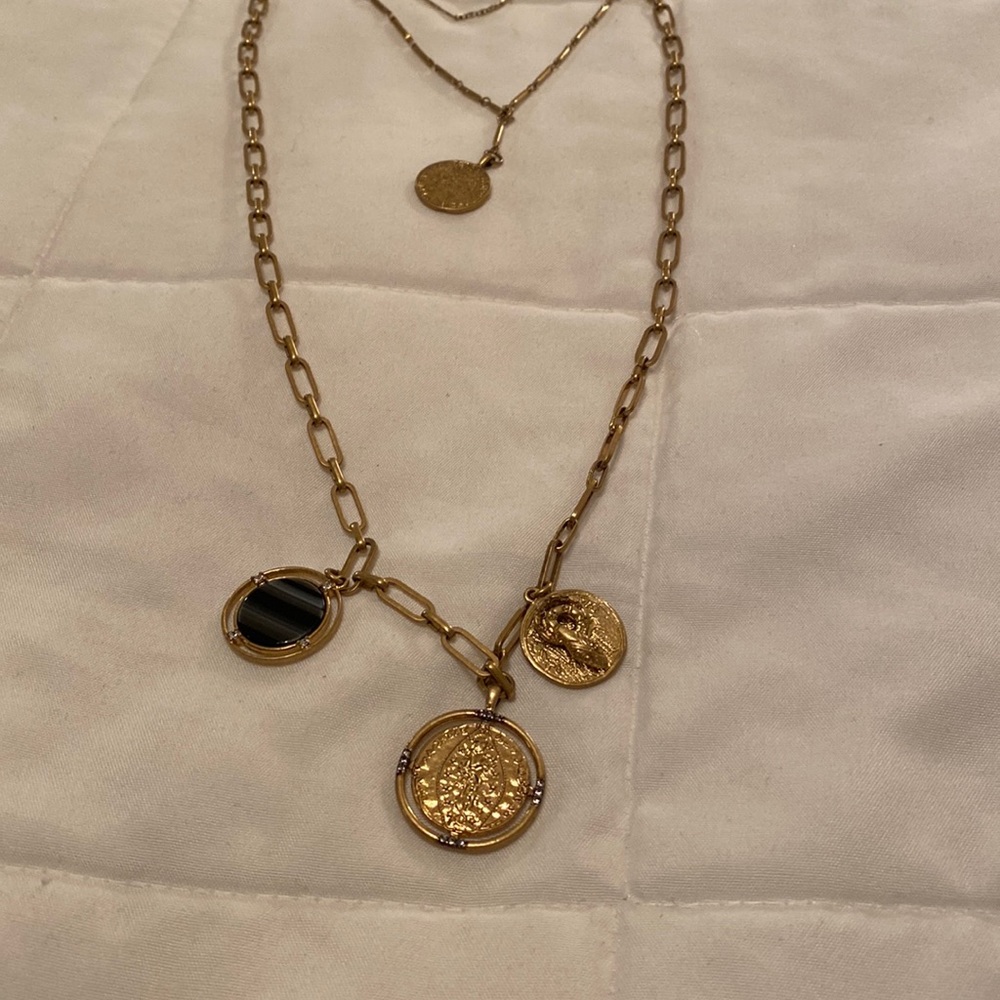 Antiquated Style Long Layered Stella & Dot Necklace